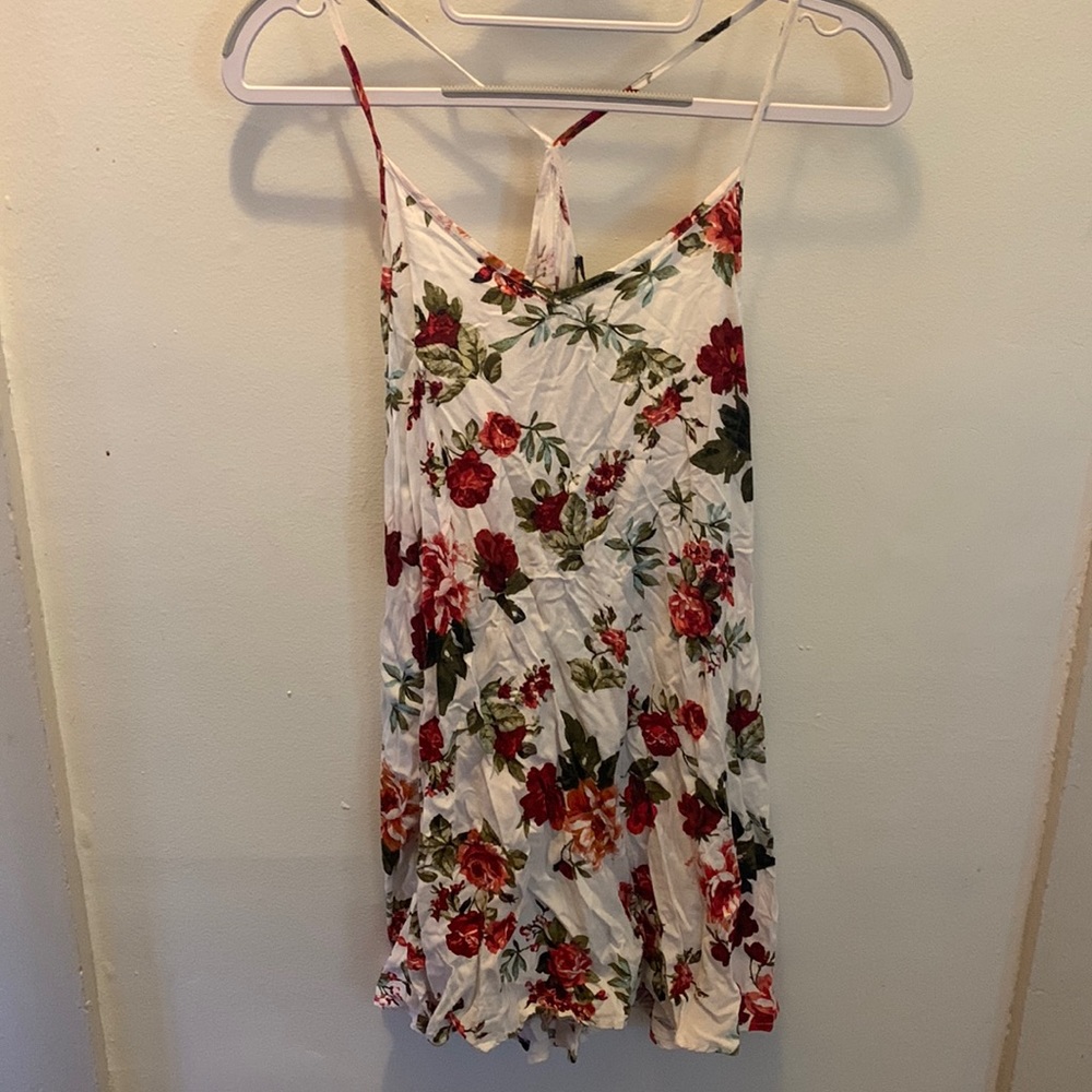 Spring time mini dress for petite size OR a longer tank top/blouse for larger!